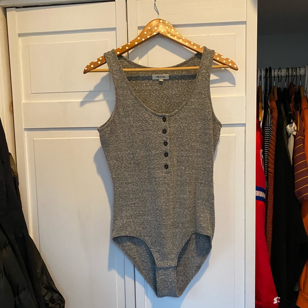 Flannel Tank Madewell Bodysuit